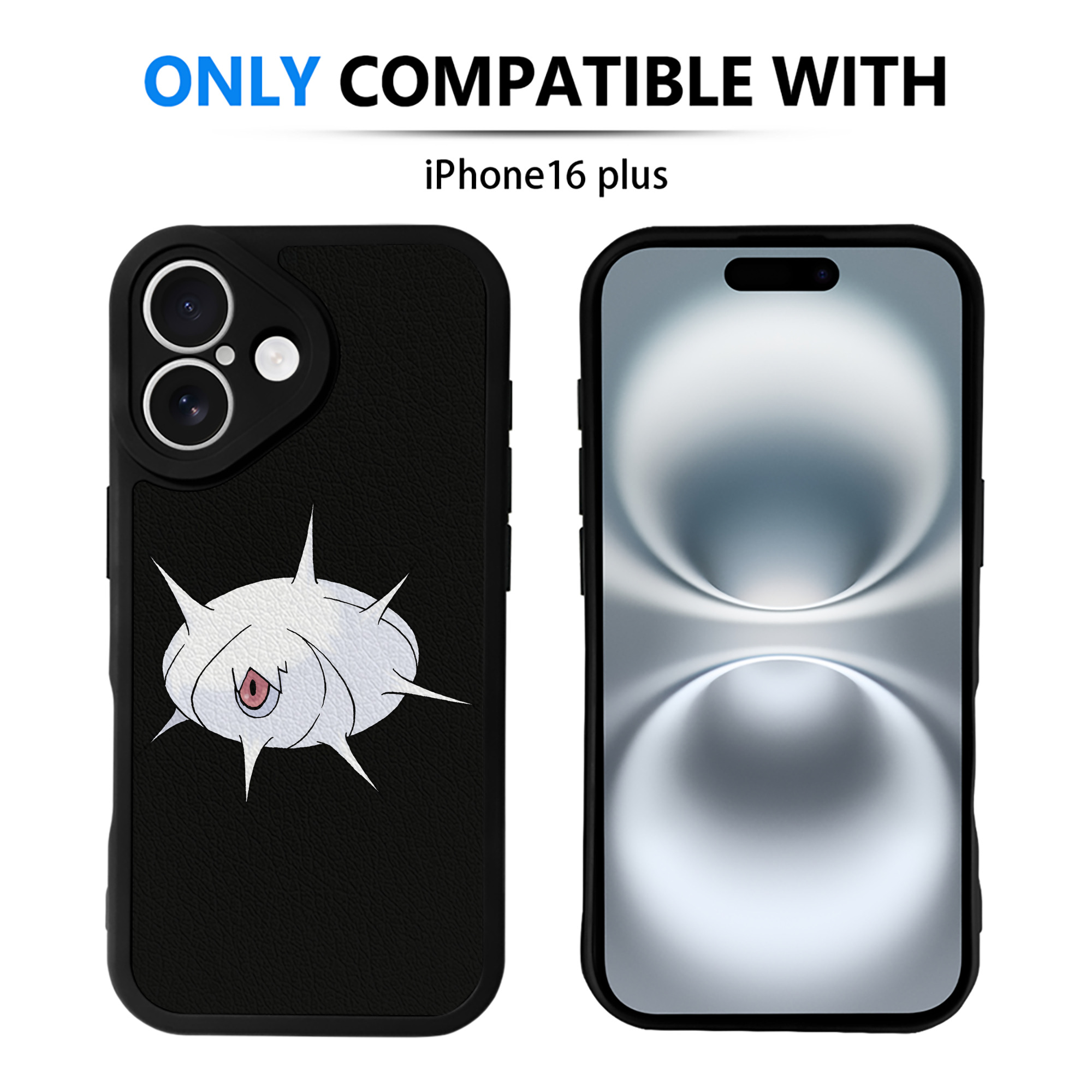 （画像用） ポケットモンスター Pokémon 【iPhone 16シリーズ対応】シリコンスマホケース（レザー調） 材質：シリコン